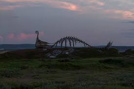 Finnmark is norway's northernmost county, well within the arctic circle. Hd Wallpaper Norway Vardo Vardo Finnmark Dinosaur Whale Viking Ship Wallpaper Flare