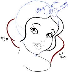 How To Draw Snow White From Disney S Snow White And The Seven Dwarfs How To Draw Step By Step Drawing Tutorials How To Draw Snow Disney Drawings Disney Princess Drawings