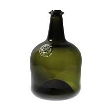 10 Hand Blown Antique Dark Green Thick Glass Wine Bottle Reproduction Schooner Bay Company Antique Glass Bottles Bottle Wine Bottle