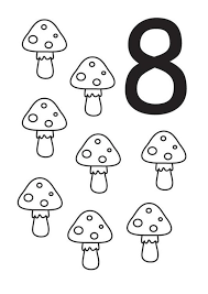 Number 8 coloring page for kids quantity. Coloring Page 8 Free Printable Coloring Pages Img 23198