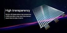 Transparent LED Adhesive Screen, For Indoor at ₹ 20000/sq ft ...