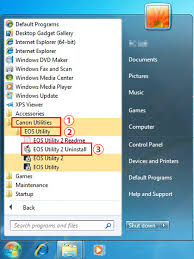 From the taskbar (start button), select canon utilities > ij scan utility. Eos Utility Does Not Work Properly Uninstalling Deleting And Re Installing Eos Utility Windows 7