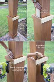 Maybe you would like to learn more about one of these? Diy Craftsman Style Porch Columns Shades Of Blue Interiors