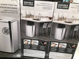 What's great about eko motion sensor trash can is that you don't have to physically touch the garbage can when throwing out trash. Costco Automatic Garbage Cans