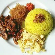 Yellow Rice Fragrant And Savory Steemit Nasi Kuning Recipe Malay Food Food