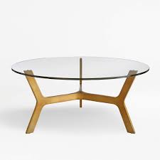 Maybe you would like to learn more about one of these? Elke Round Glass Coffee Table With Brass Base Reviews Crate And Barrel Canada