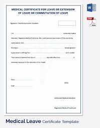 Doctor Certificate For Sick Leave Template Unique Medical Certificate Template 20 Free Word Pdf In 2020 Leave Template Sick Leave Certificate Templates