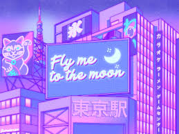 (with images) | purple wallpaper, aesthetic pastel wallpaper, purple backgrounds. Moon City Sticker By Surudenise White 3 X3 Aesthetic Desktop Wallpaper Anime Scenery Wallpaper Aesthetic Pastel Wallpaper