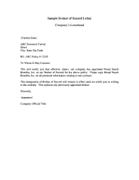 A broker of record agreement is the contract showing that a specific real estate agent has been selected to represent a buyer or seller. Rescinding Broker Of Record Letter Fill Online Printable Fillable Blank Pdffiller