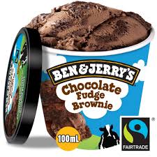 2,000 calories a day is used for general nutrition . Ben Jerry S Chocolate Fudge Brownie Ice Cream 100ml Bb Foodservice