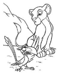 Prepare yourself for some coloring fun with totally free printable coloring image. Amazing Simba And Zazu Coloring Page Download Print Online Coloring Pages For Free Color Nimbus