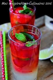Virgin Mojito A La Fraise Sans Alcool Mojito Recette Avec Des Fraises Mojito Fraise Sans Alcool