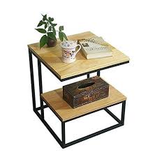 Lilishangpu Folding Table American Simple Solid Wood Bedside Table Balcony Low Table Living Ro Solid Wood Bedside Tables Small Coffee Table Living Room Table