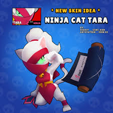 All content must be directly related to brawl stars. Tara Gata Ninja Brawl Stars Star Character