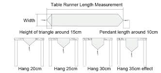 table runner size how to choose table runner table runner