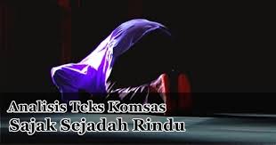 Penyajak berdiam sambil bermunajat kepada allah swt. Nota Komsas Analisis Sajak Sejadah Rindu Antologi Sejadah Rindu