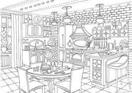 In the kitchen coloring pages. Pin On Colorir