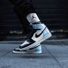 Light Blue Air Jordans Retro High Og Dark Photo Swagsneakers Luxuryshoes Luxurysneakers In 2020 Air Jordans Jordan 1 Blue Nike Fashion Shoes
