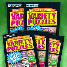 Penny press merit variety puzzles and games dell codewords march 2020 free ship! Family Favorites Variety Bundle 36 Penny Dell Bulk Puzzles