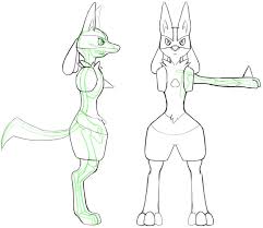 Lucario Reference Sheet Character Model Sheet Pokemon Sketch Concept Art Characters