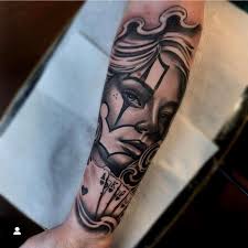 Semi permanent & permanent tattoo my sketch @shannellesketch line: 6 Months Healed Roughly Done By Troy Tuck At Embellished Ink In Bournemouth Tattoos