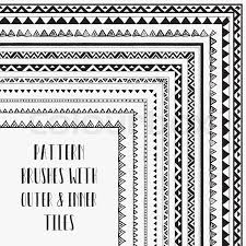 The pattern brush permits you to manage the working of every angle that includes corner angles and the right and left ending point. Flexible Color Adjustable Easy To Stock Vector Colourbox