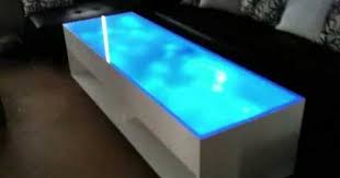 Light Blue Led Coffee Table Coffee Table Led Table