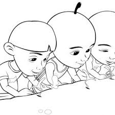 Lihat juga gambar upin ipin terbaru. Koleksi Gambar Mewarnai Upin Dan Ipin Azhan Co