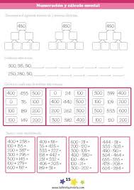 Juego online para repasar cantidades hasta 100. 15 Numeracion A4 Calculo Mental Juegos Matematicos Para Ninos Numeracion