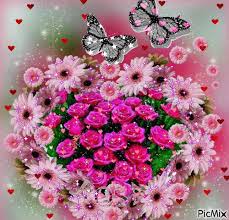 There are more flower animated images easy to download here. Flowers Gifs Beautiful Bouquets Blossoming Buds