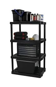 Check spelling or type a new query. Maxit 36 W X 54 1 2 H X 24 D 4 Shelf Plastic Freestanding Shelving Unit At Menards