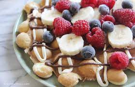 To make the breakfast food decadent enough to serve for dessert, include chocolate, fruit, or extra spice. Recipes That Use A Lot Of Eggs