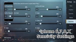 All Sensitivity Settings Gyroscope No Recoil Iphone 6 7 8 X Pubg Mobile Youtube