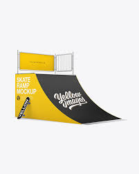 Download Ramp Mockup In Object Mockups On Yellow Images Object Mockups PSD Mockup Templates