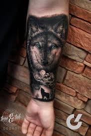 Realistic Wolf Inner Arm Tattoos For Men Lobo Tatuagem Tatuagem De Manga Desenho De Tatuagem De Lobo