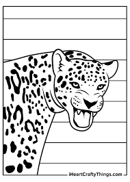 Lion tiger coloring page 018. Jaguar Coloring Pages Updated 2021