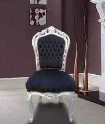 zwarte barok stoel stoelen interieur chique