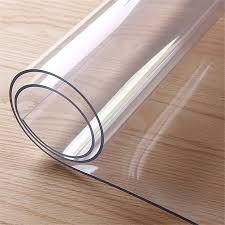 Round Clear Plastic Tablecloth Pvc Waterproof Kitchen Dining Glass Table Cloths Cover Protector Transparent Crystal Nappe Transparente Nappe En Plastique Nappe