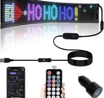 Amazon.com: Programmable Flexible LED Car Window Sign ...