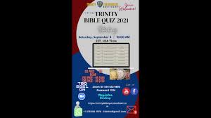 This conflict, known as the space race, saw the emergence of scientific discoveries and new technologies. Trinity Bible Quiz Practice Session For Training Youtube