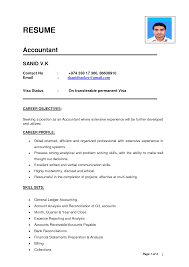 Why would, say, a junior accountant and a. Resume Models For Job Vomor