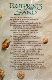 One belonging to him, and the other to the lord. Footprints Poem Quotes Quotesgram