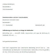 Denn die neue form der mietbürgschaft greift nicht nur bei neuen mietverträgen als mietsicherheit, sondern auch bei. Musterschreiben Aufforderung Zur Ruckzahlung Der Mietkaution