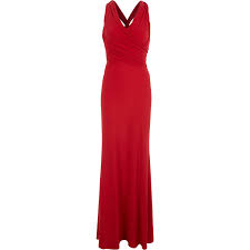 Vera Wang Red Wrap Shirred Gown Designer Black Dress Dresses Lovely Clothes