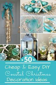 Christmas decorations come in many different colors and patterns, so you can cultivate your unique look this holiday season. 50 Diy Coastal Christmas Decorations Coastal Christmas Decor Christmas Decor Diy Beach Christmas