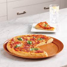 Improvements Gotham Steel Pizza Pan 2505 Rsd Liked On Polyvore Featuring Home Kitchen Dining Bakeware Baking Pan Perfect Pizza Pan Pizza Gotham Steel