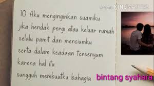 Bila ini memang membuatmu bahagia aku tak bisa berkata apa lagi, pergilah bersamanya. Kata Kata Buat Suami Paling Romantis Sedunia Youtube