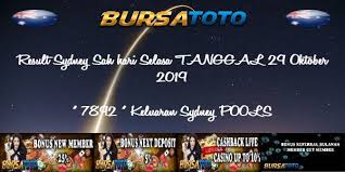 Result Sidney Bursatoto 29 10 2019 Tanggal Instagram Hubungan