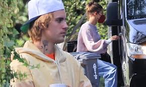 Personalized bts card, bts gift, bts valentine's day, bts card, bts printable card, digital download, bts prints, foilart card, kpop bts. Justin Bieber Steps Off Tour Bus With Wife Hailey Hours Before His Valentine S Day Concert On Tiktok Daily Mail Online