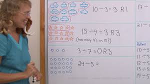 Choose your grade 3 topic: Division With Remainders Not Exact Division 3rd Grade Math Youtube